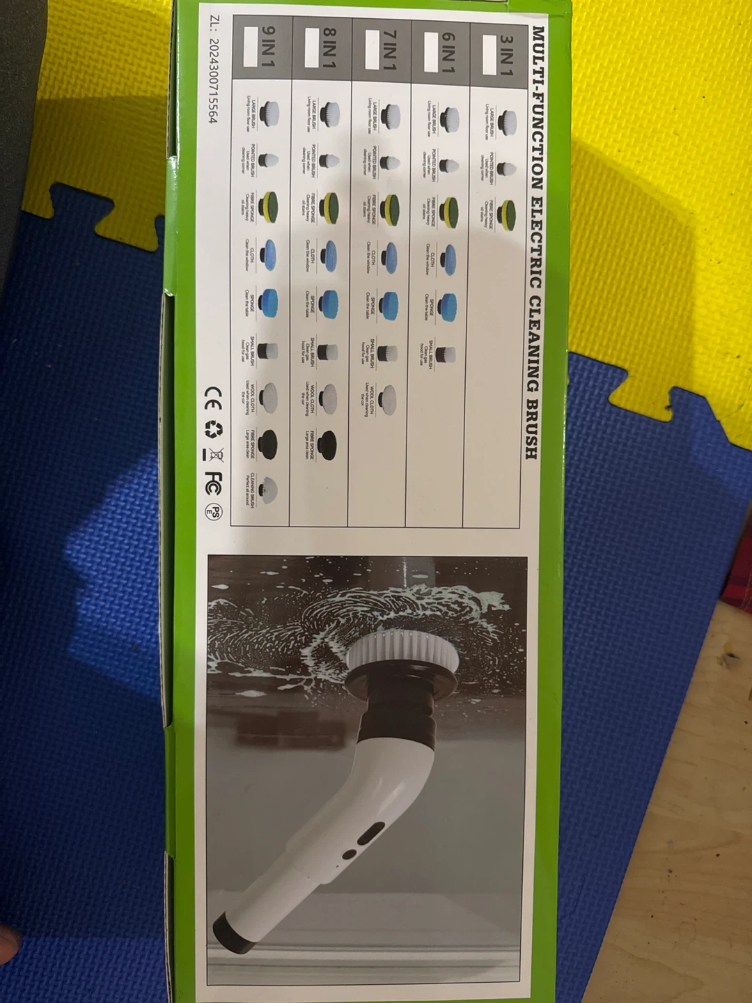 Multi-function Electric Cleaning Brush with Accessories - photo 2