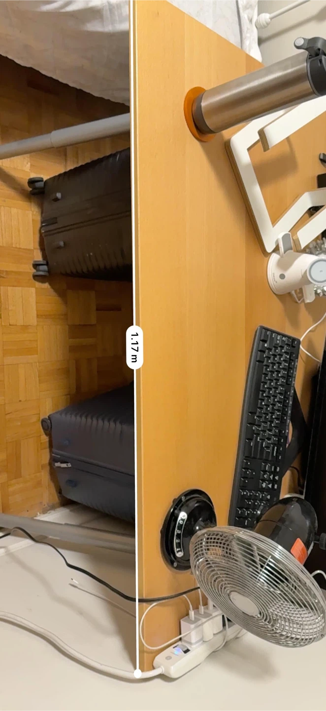 IKEA Galant Wooden Standing Desk with Metal Legs Adjustable - photo 4