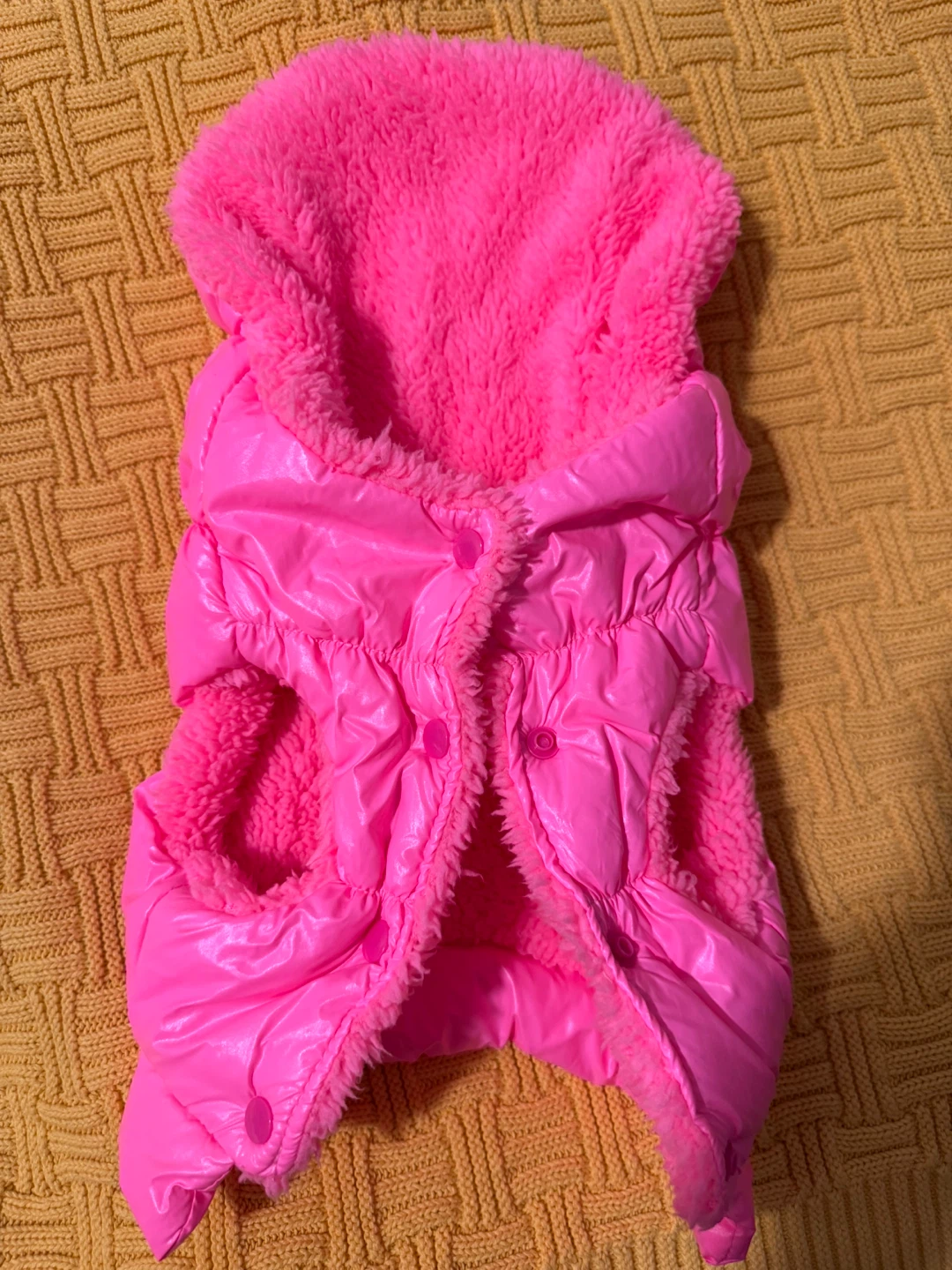 Pink Puffer Vest for Pets (up to 18 lbs)