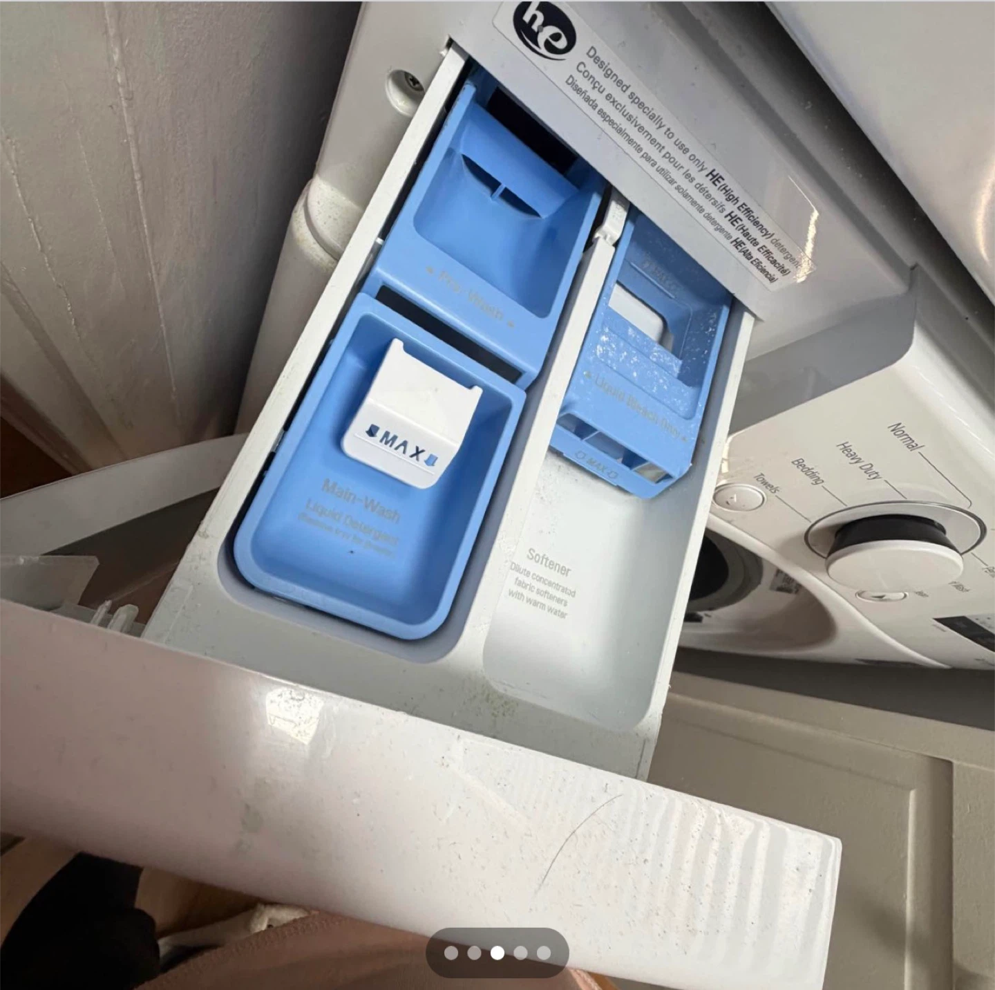 LG WM3400CW Washer and Dryer Combo - photo 3
