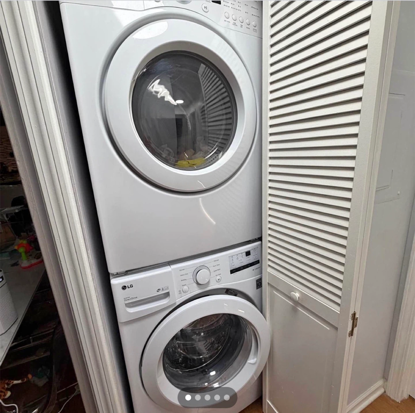LG WM3400CW Washer and Dryer Combo