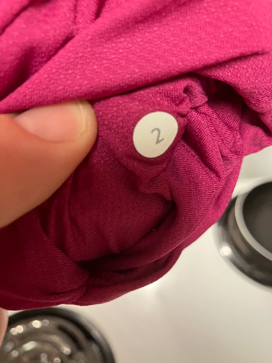 Lululemon Pink Striped Long Sleeve Half-Zip Top - Size 2 - photo 4