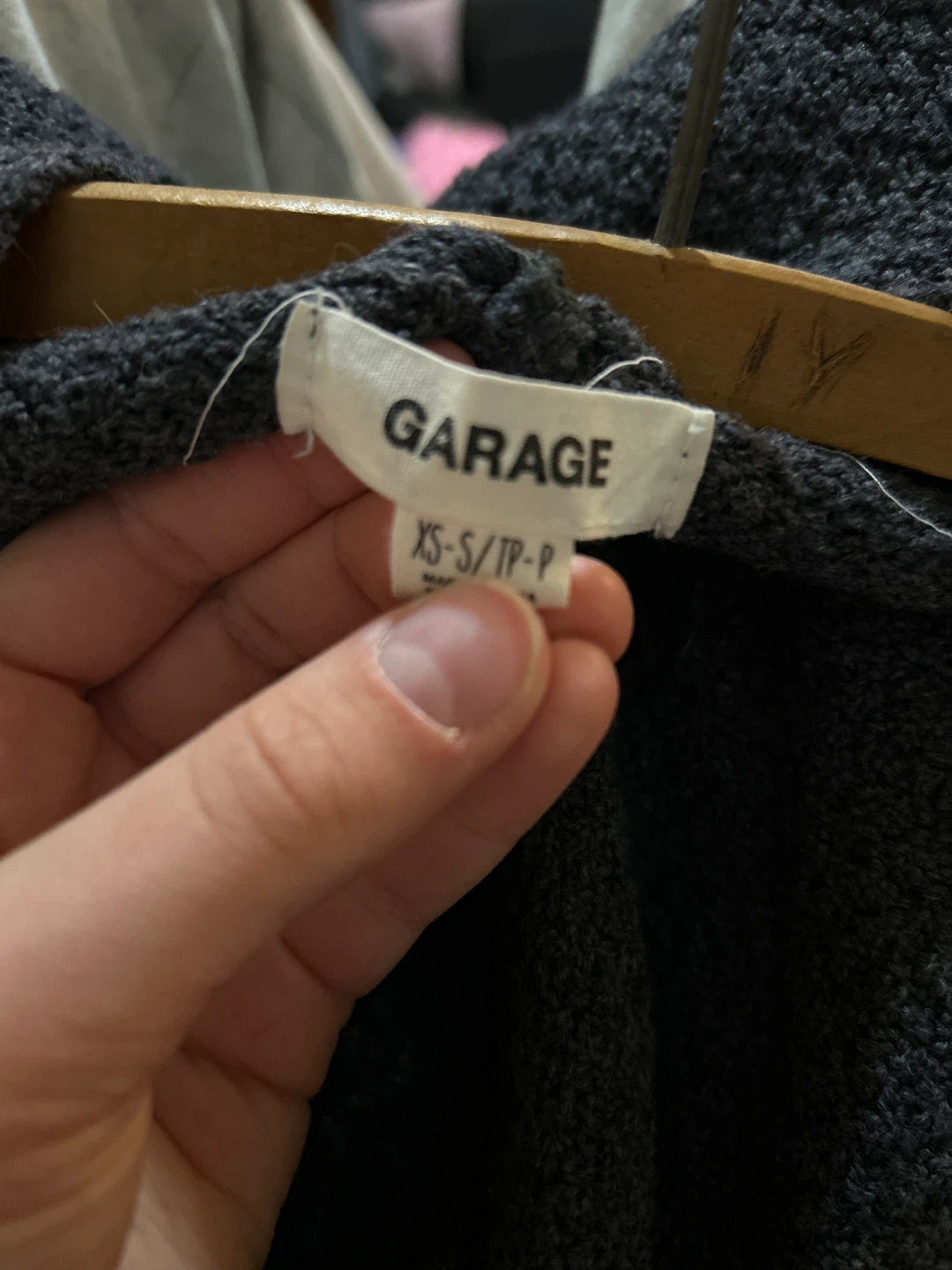 GARAGE Women's Charcoal Knit Cardigan XS-S - photo 2
