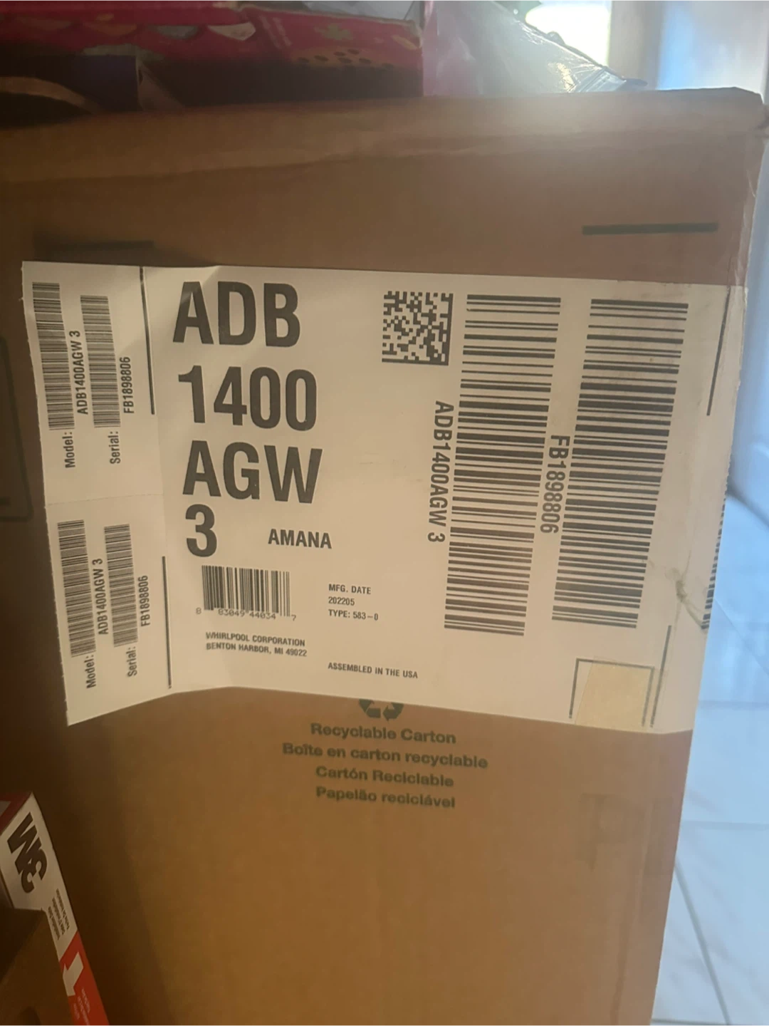 Amana ADB1400AGW Dishwasher - photo 4