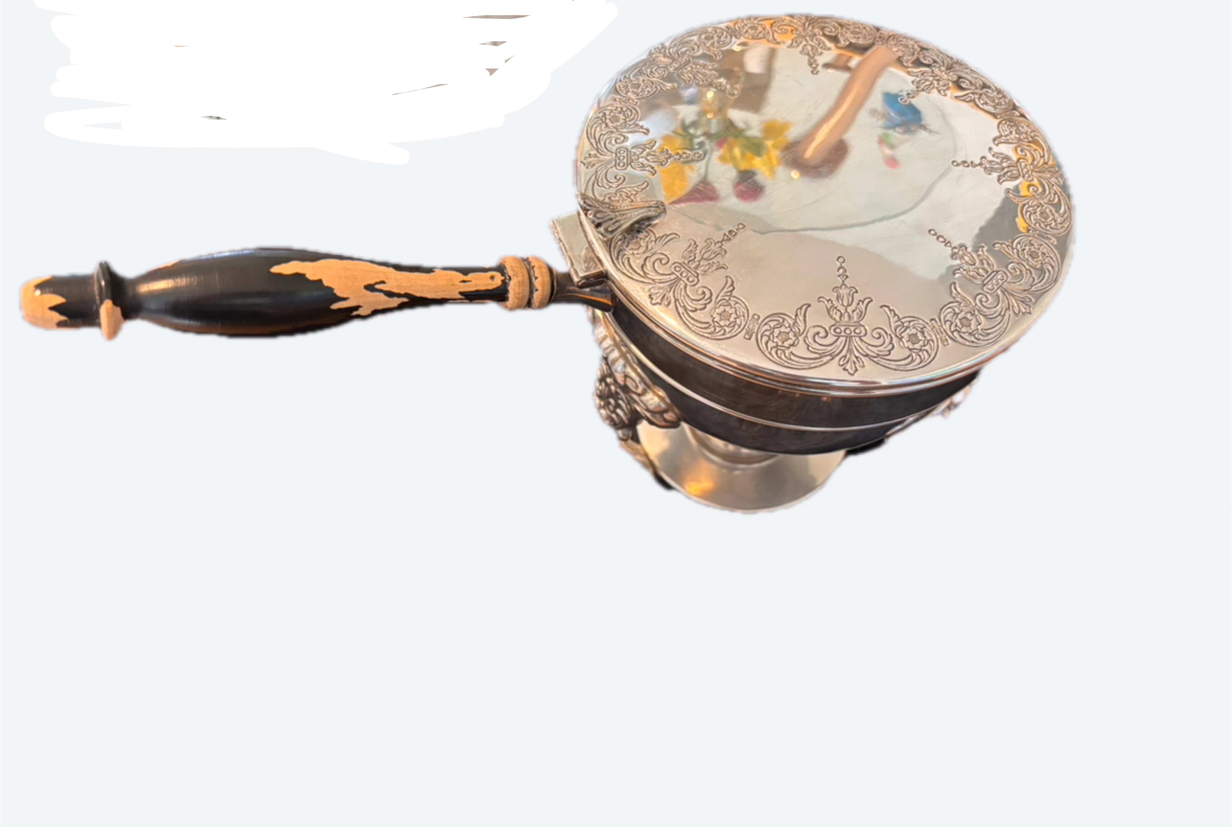 Vintage Silver Plated Chafing Dish with Lid