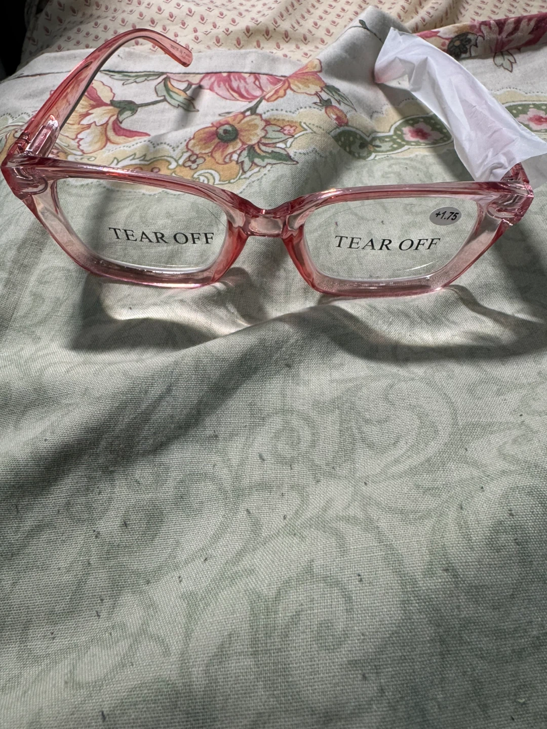 Pink Reading Glasses +1.75