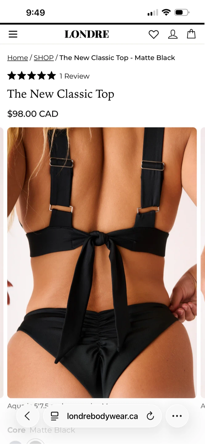 LONDRE The New Classic Top - Matte Black - photo 2