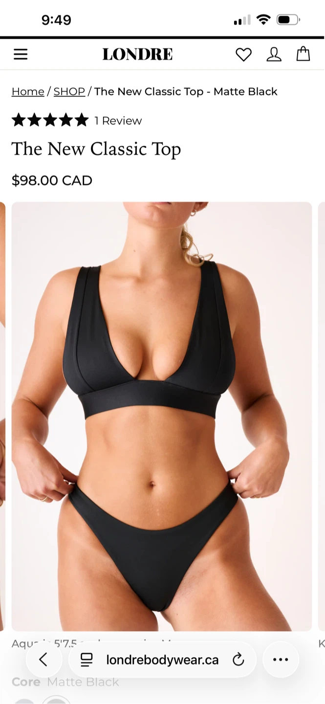 LONDRE The New Classic Top - Matte Black - photo 3