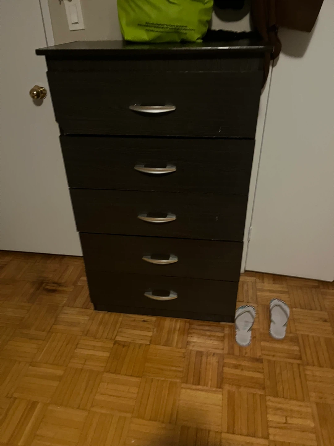 Dark Wood 5-Drawer Dresser - photo 2