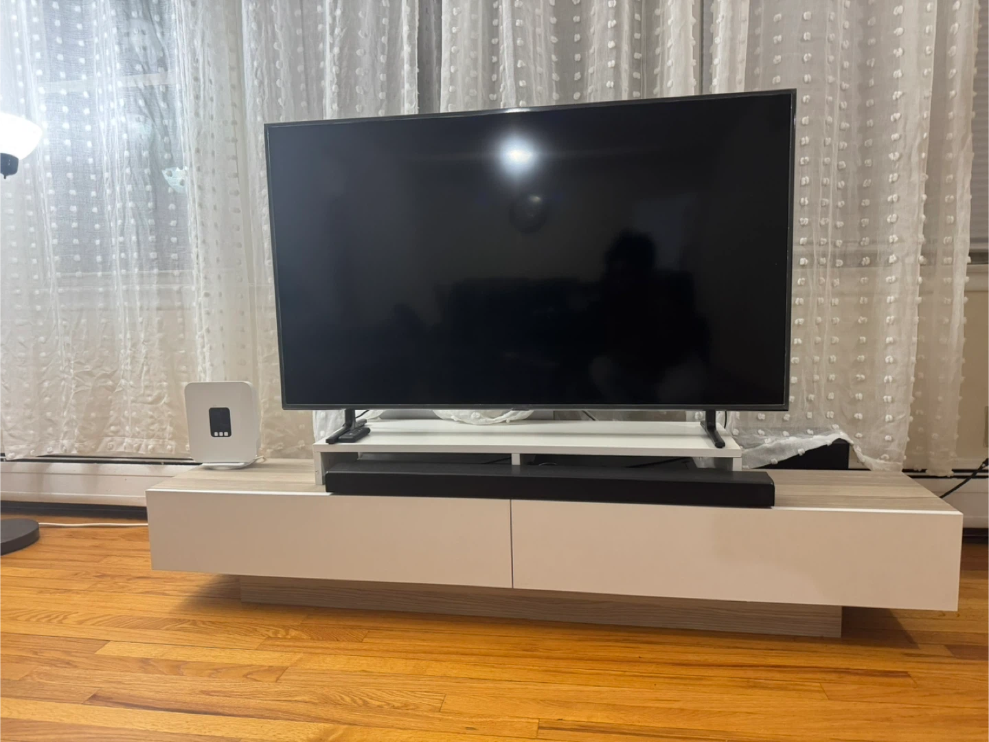 Modern Floating Media Console TV Stand - photo 3