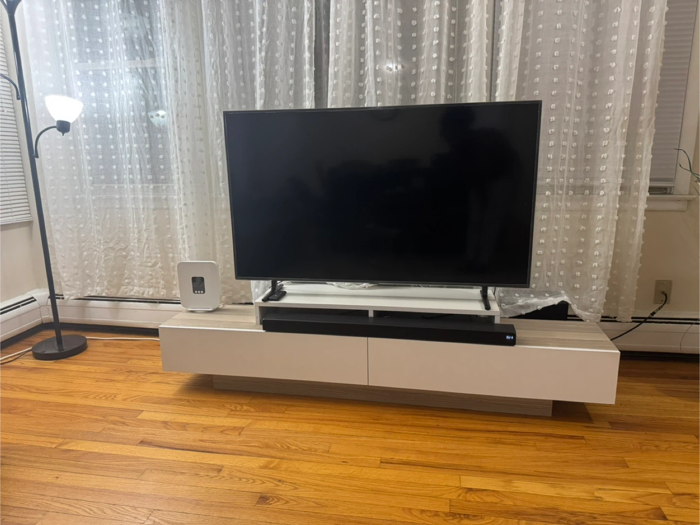 Modern Floating Media Console TV Stand - photo 2