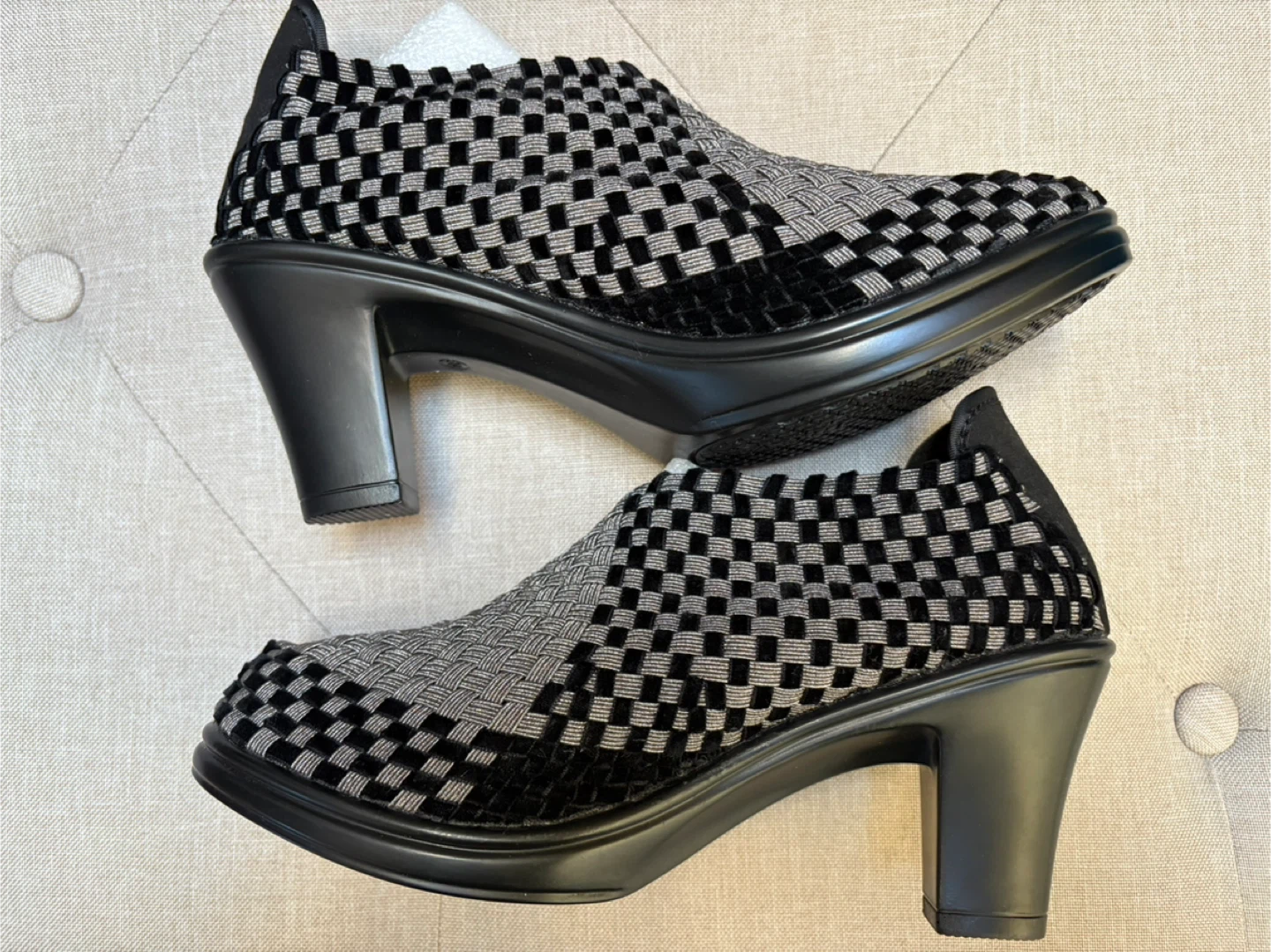 Bernie Mev Woven Heel Shoes - photo 3