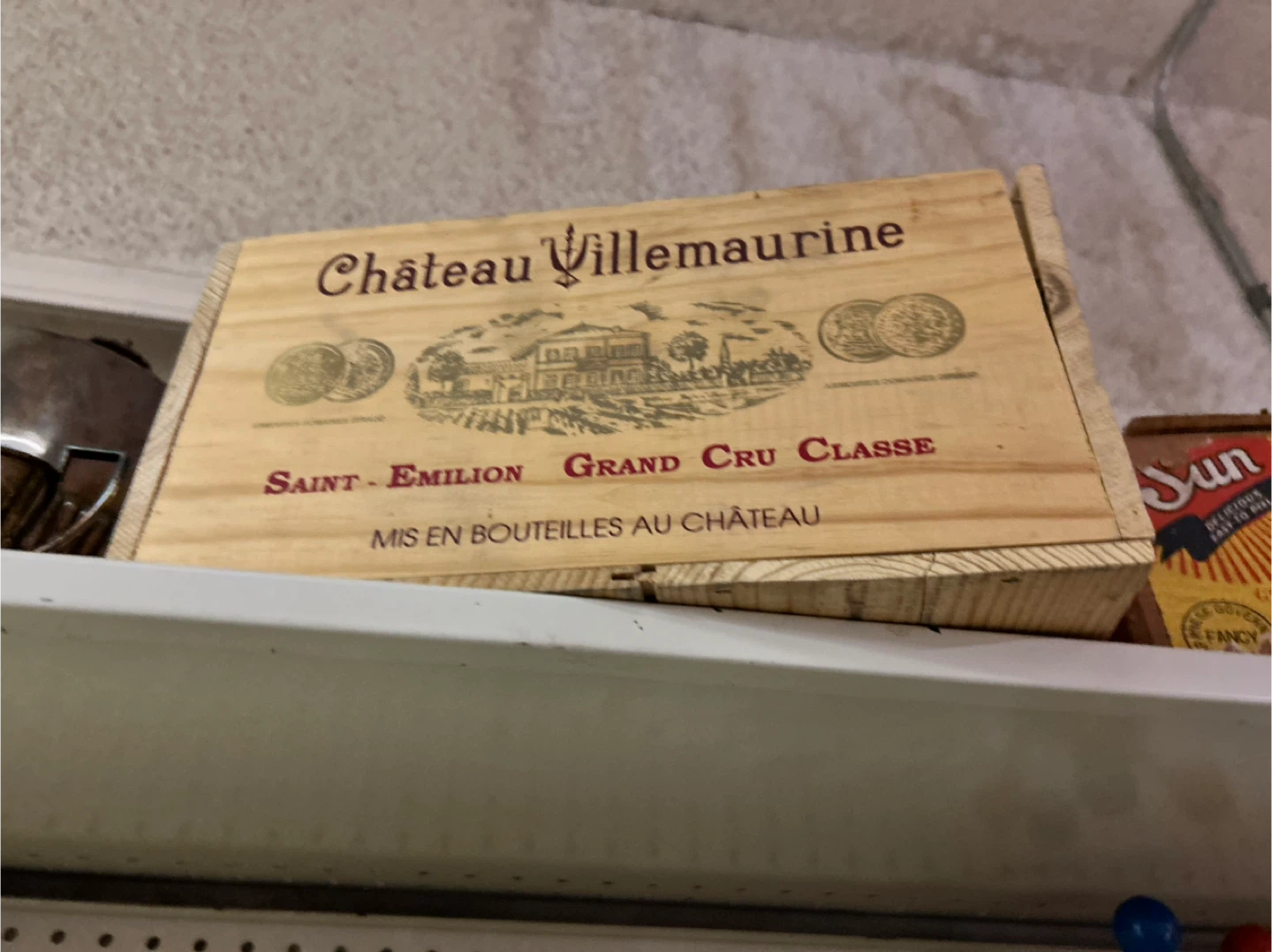 Château Villemaurine Saint-Emilion Grand Cru Classe Wooden Crate