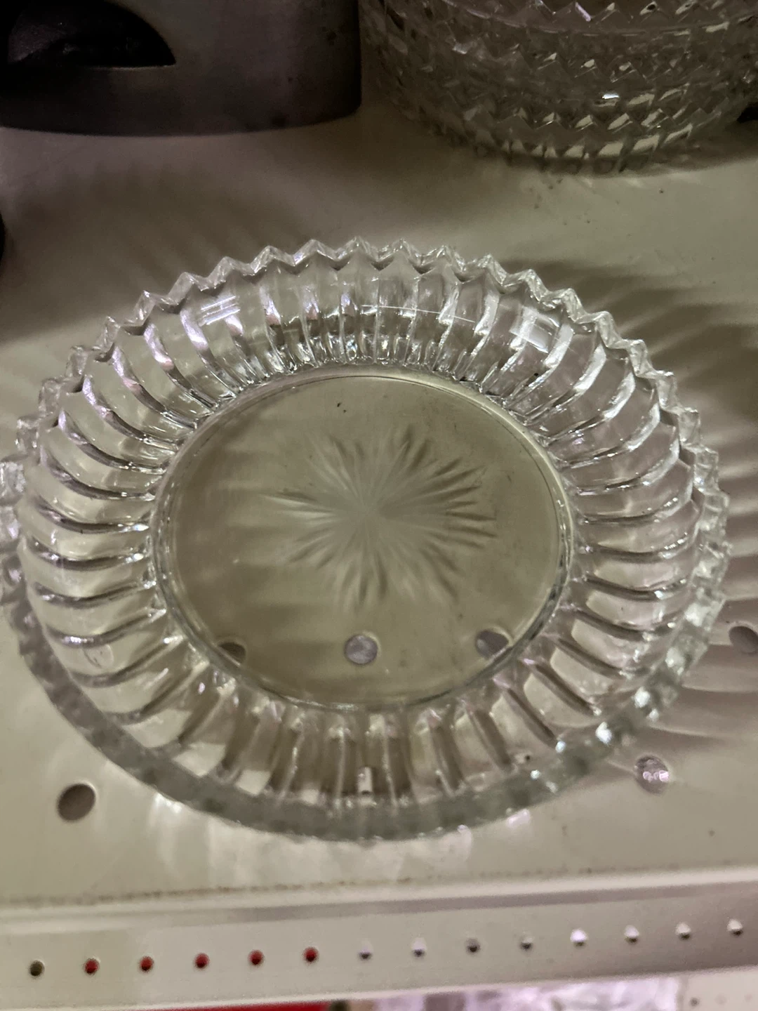 Clear Glass Ashtray