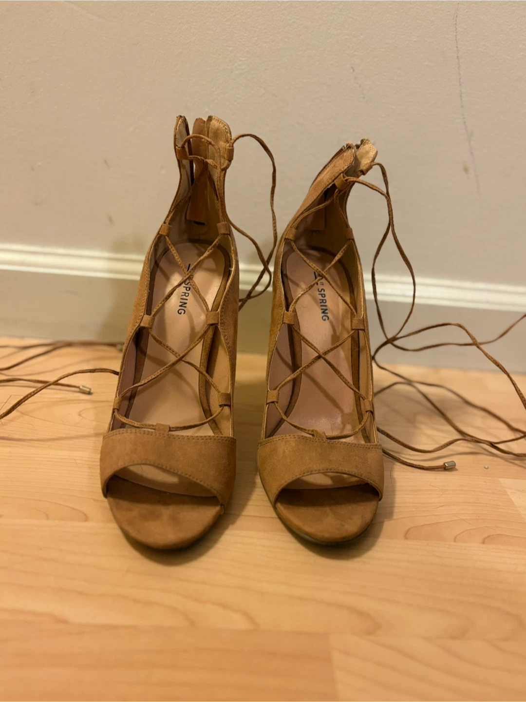 Call It Spring Lace-Up Heels - photo 2