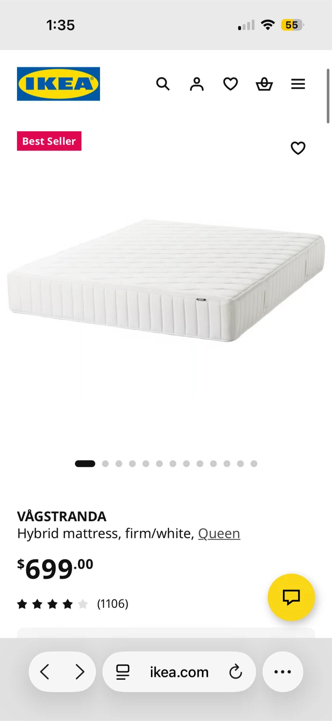 IKEA HAUKSVÄR Mattress - Queen - photo 4