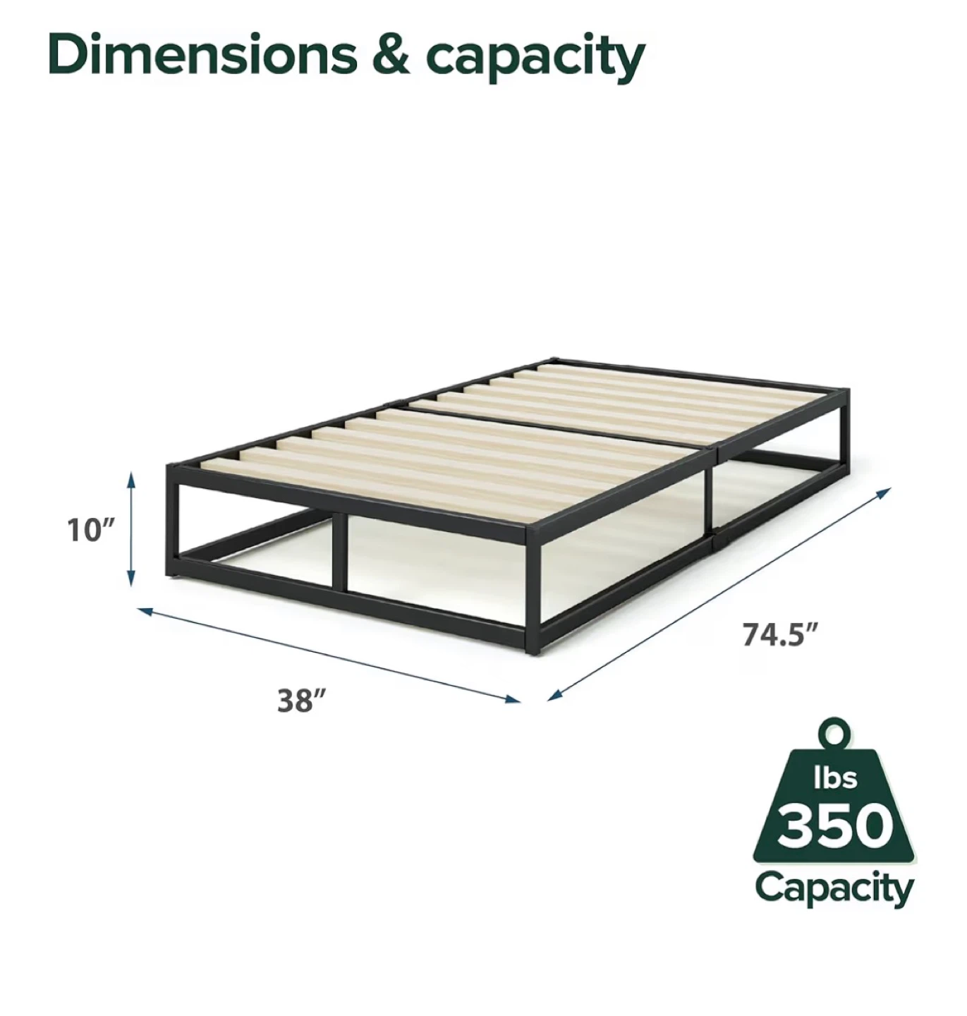 Zinus Twin Bed Frame