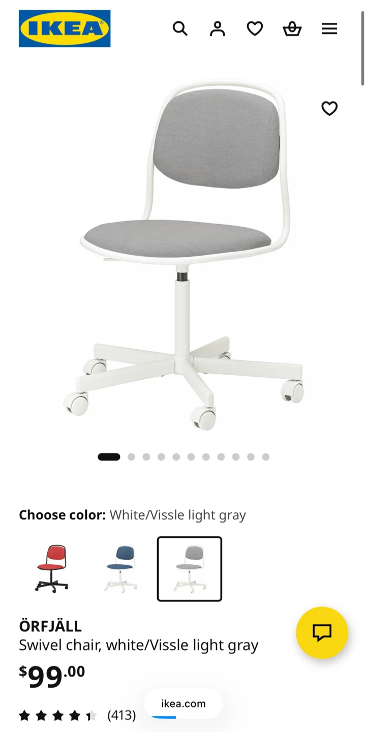 IKEA ÖRFJÄLL Swivel Chair