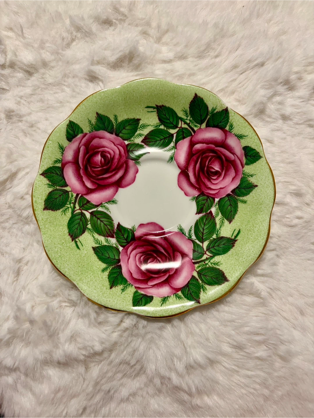 Vintage Royal Standard Teacup Saucer Pink Roses - photo 4
