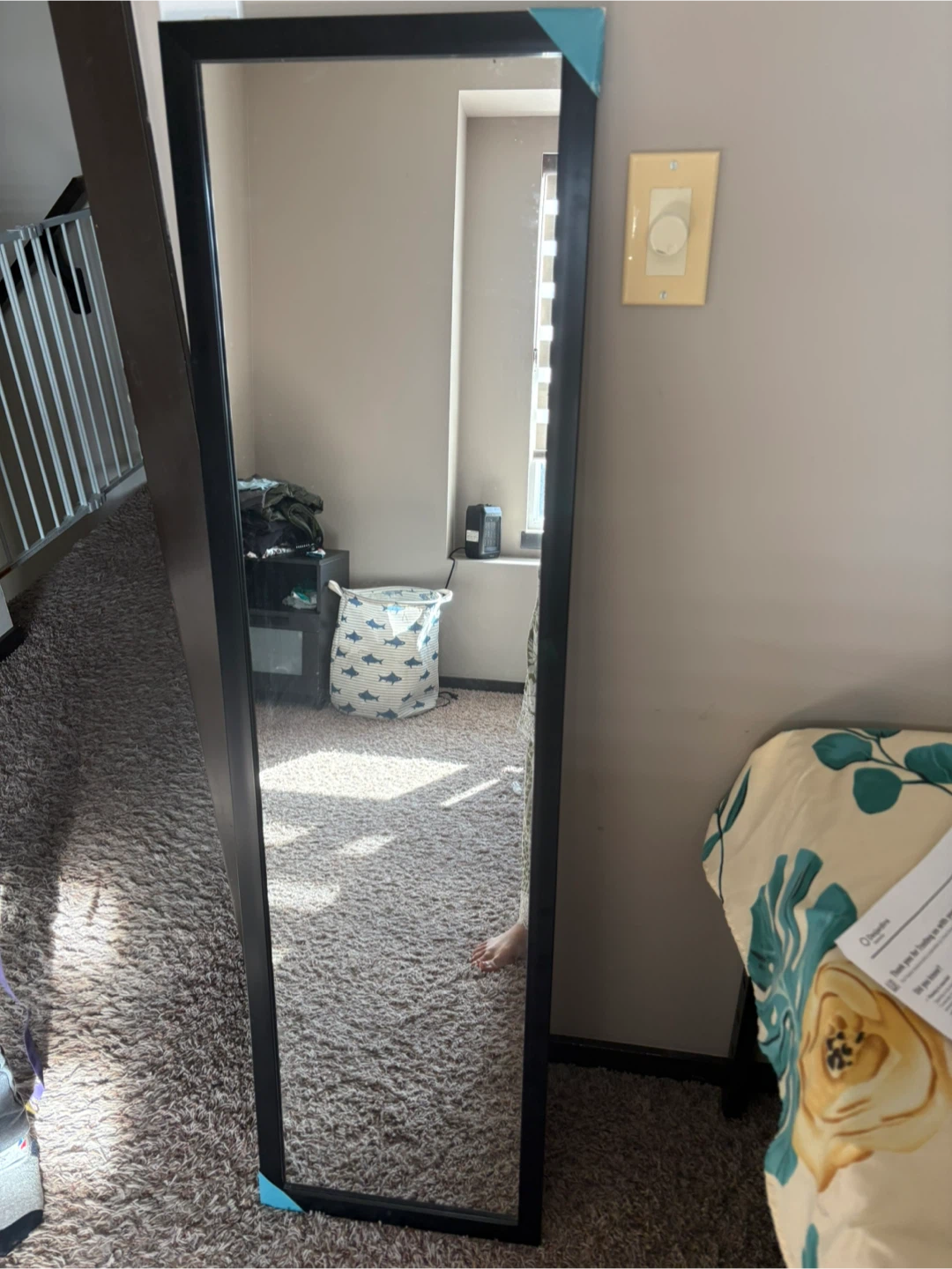 Black Full Length Mirror - photo 2