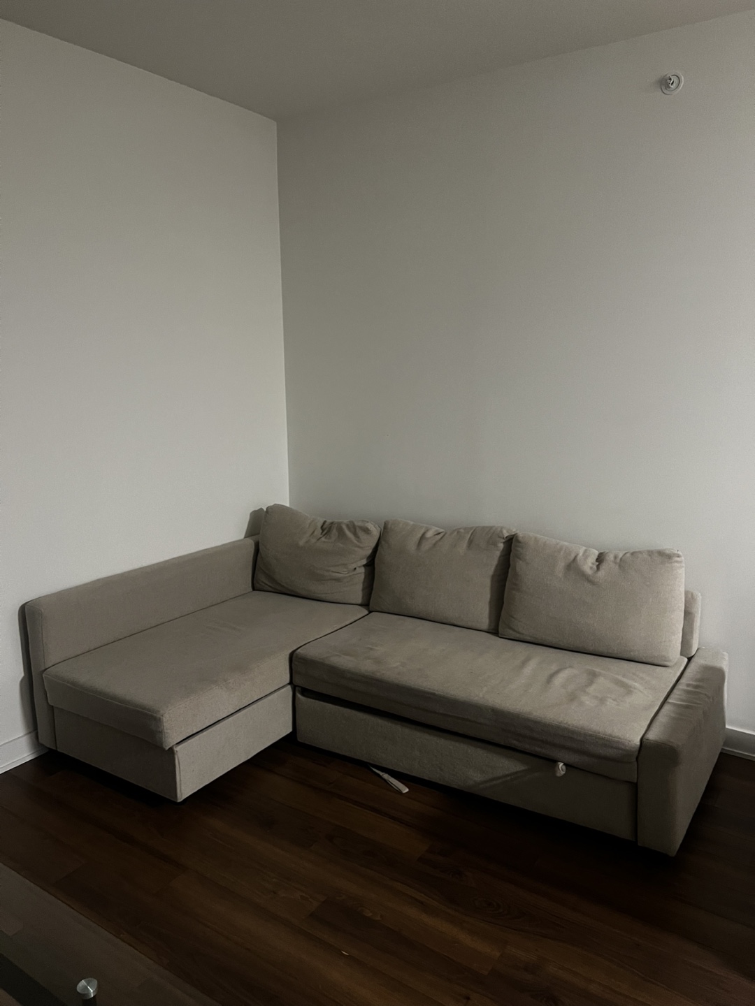 Grey Sectional Sofa Bed with Storage - photo 2