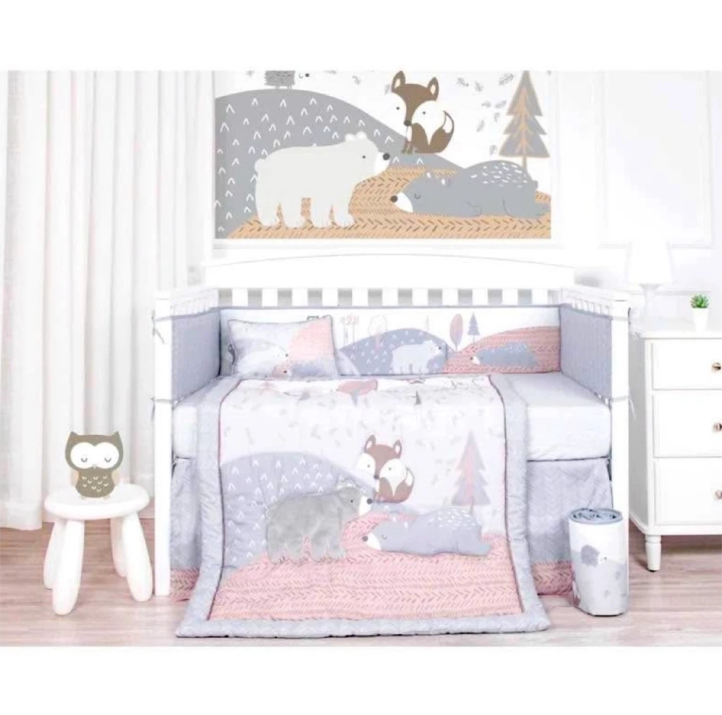 Woodland Baby Crib Bedding Set