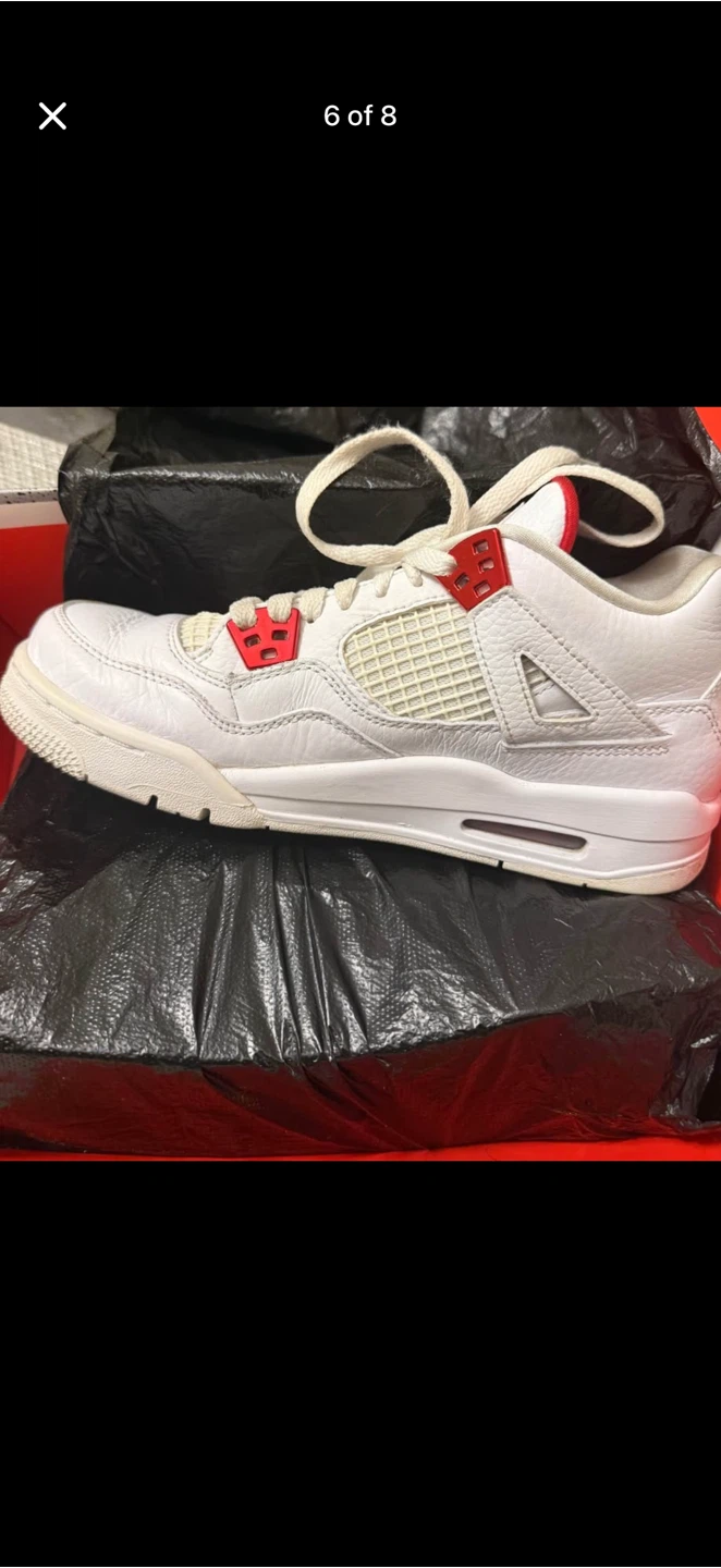 Jordan 4 Retro Metallic Red (GS) Shoes - photo 2