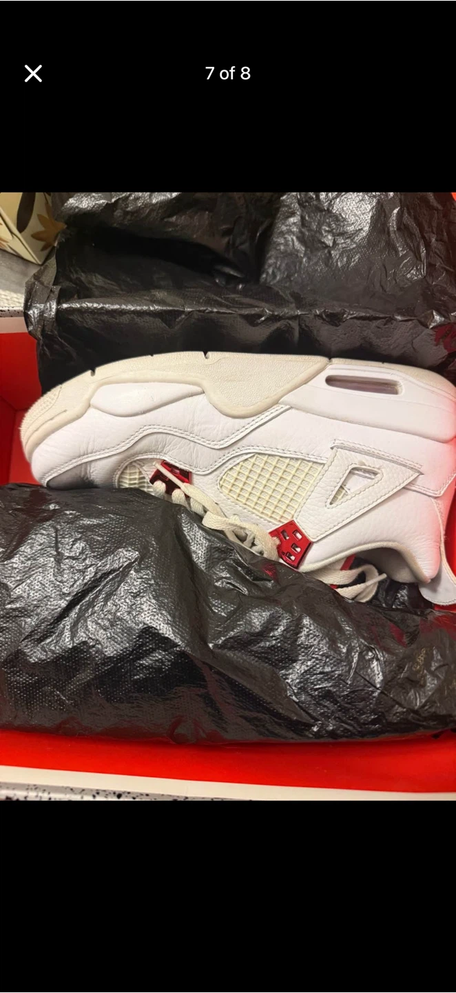 Jordan 4 Retro Metallic Red (GS) Shoes