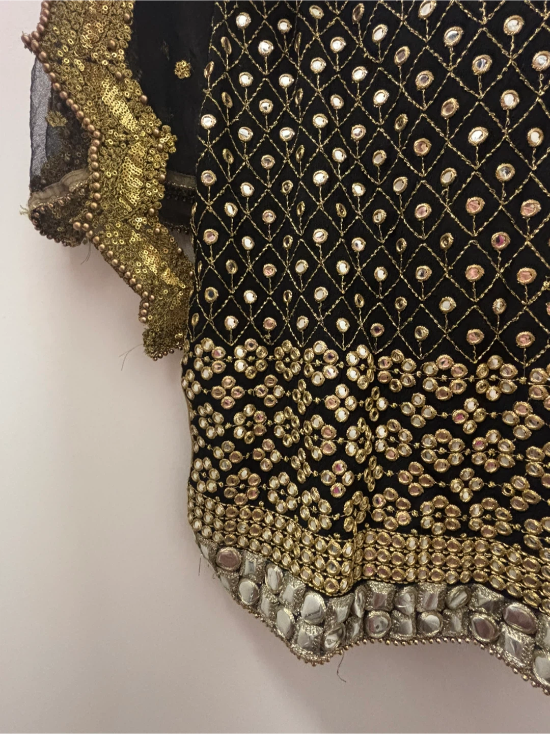 Black Sharara Suit with Dupatta - photo 3