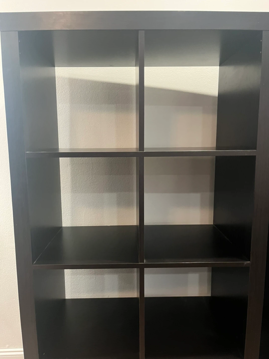 Dark Brown Cube Storage Shelf Unit - photo 2
