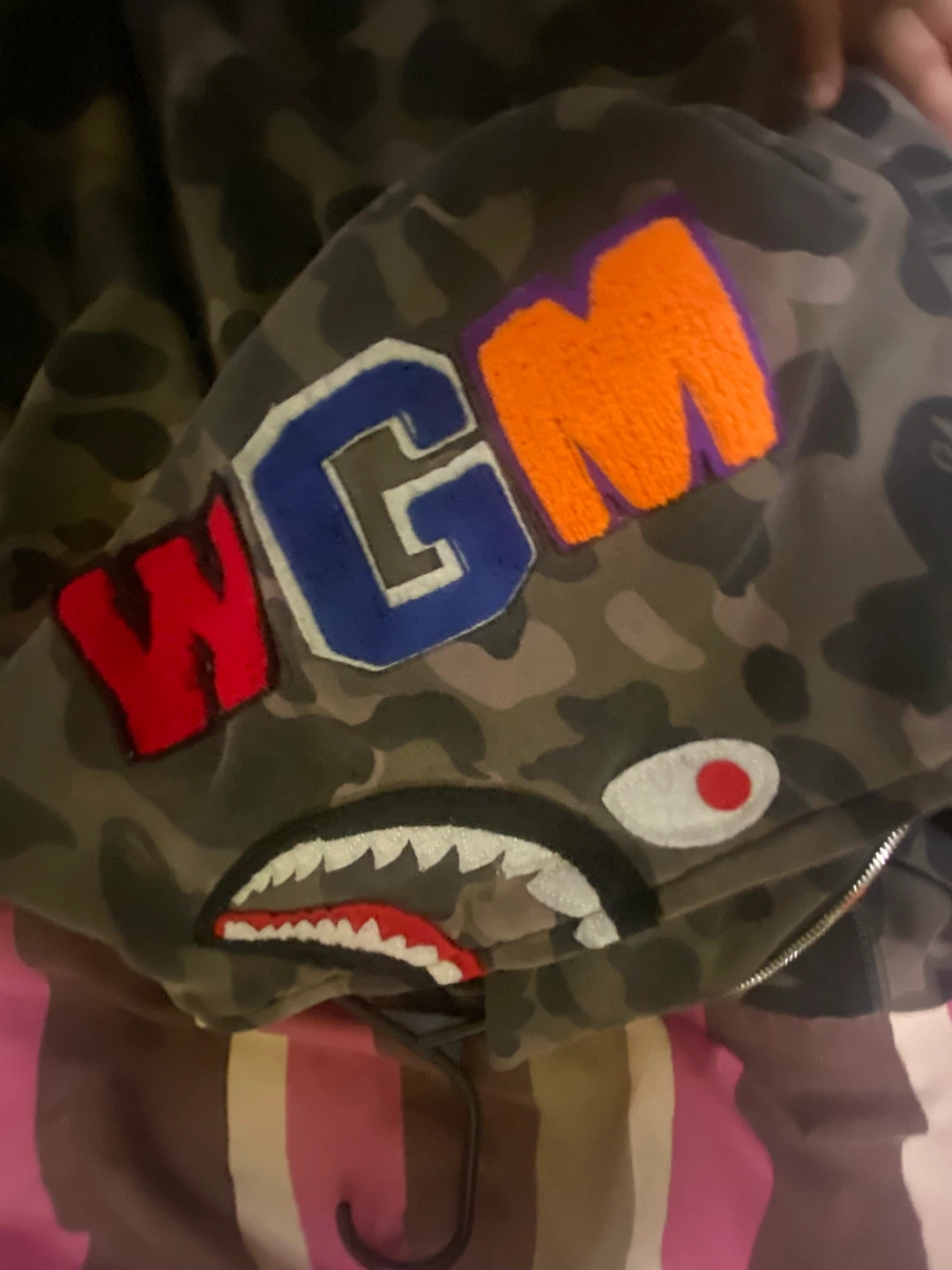 A Bathing Ape Camo Shark Full Zip Hoodie - photo 2