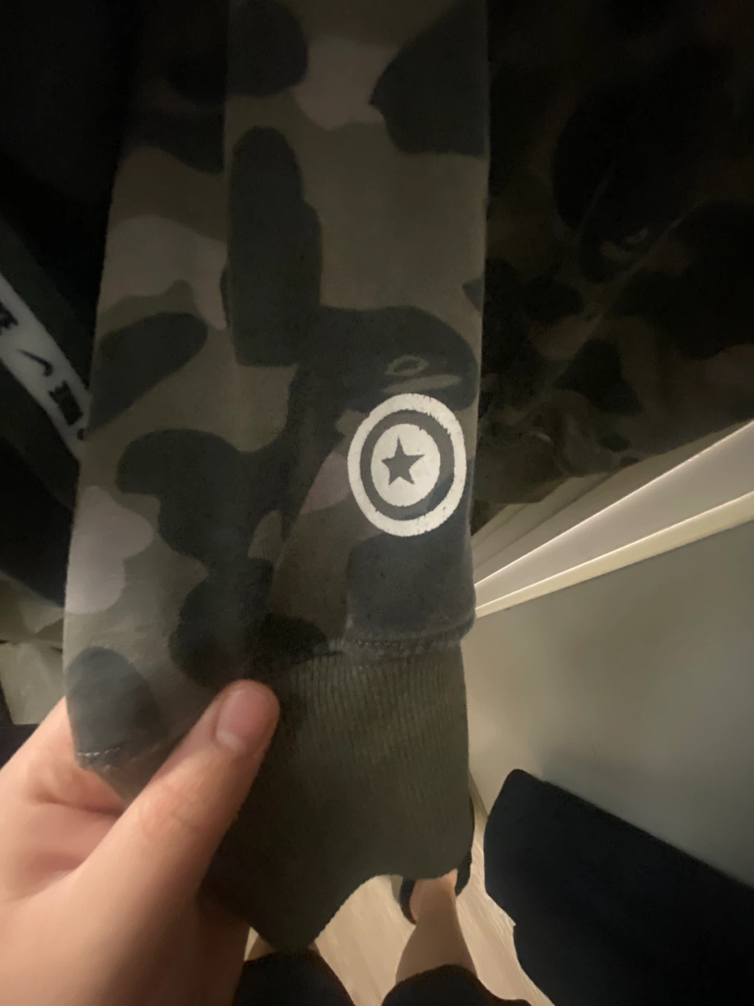 A Bathing Ape Camo Shark Full Zip Hoodie - photo 4