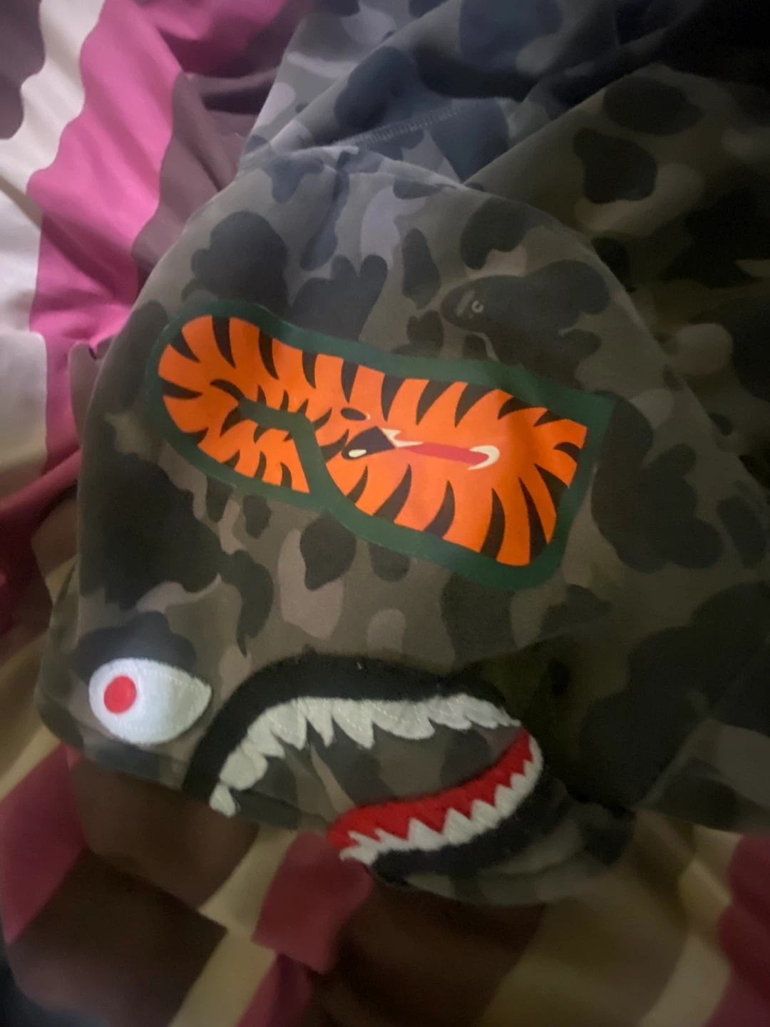 A Bathing Ape Camo Shark Full Zip Hoodie - photo 3