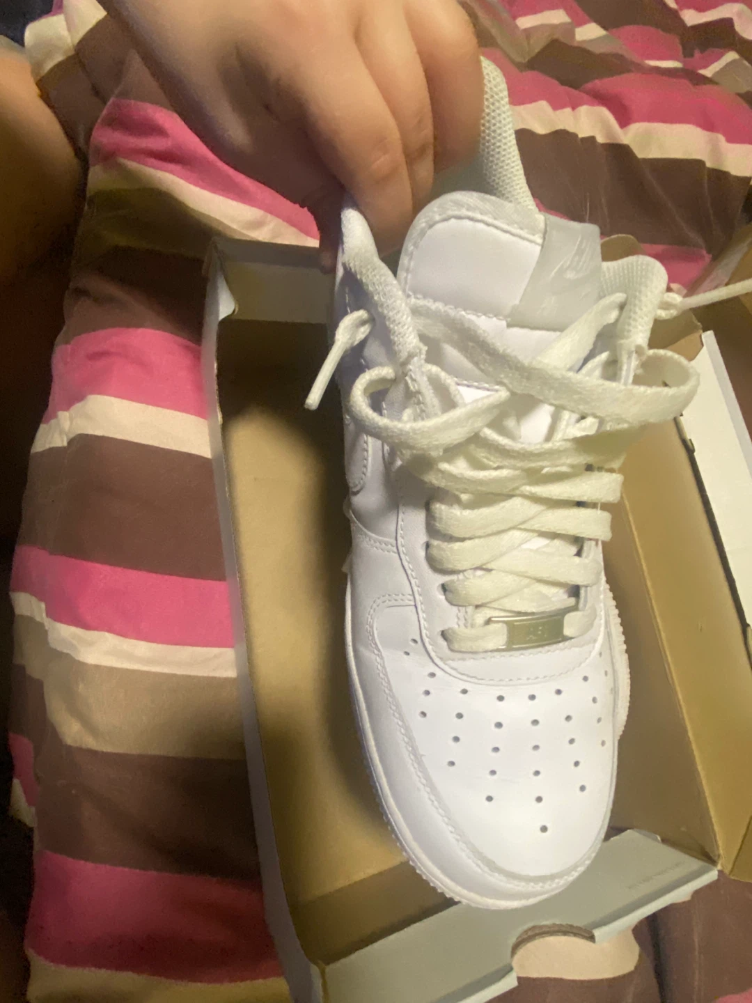 Nike Air Force 1 Men's White Sneakers - photo 4