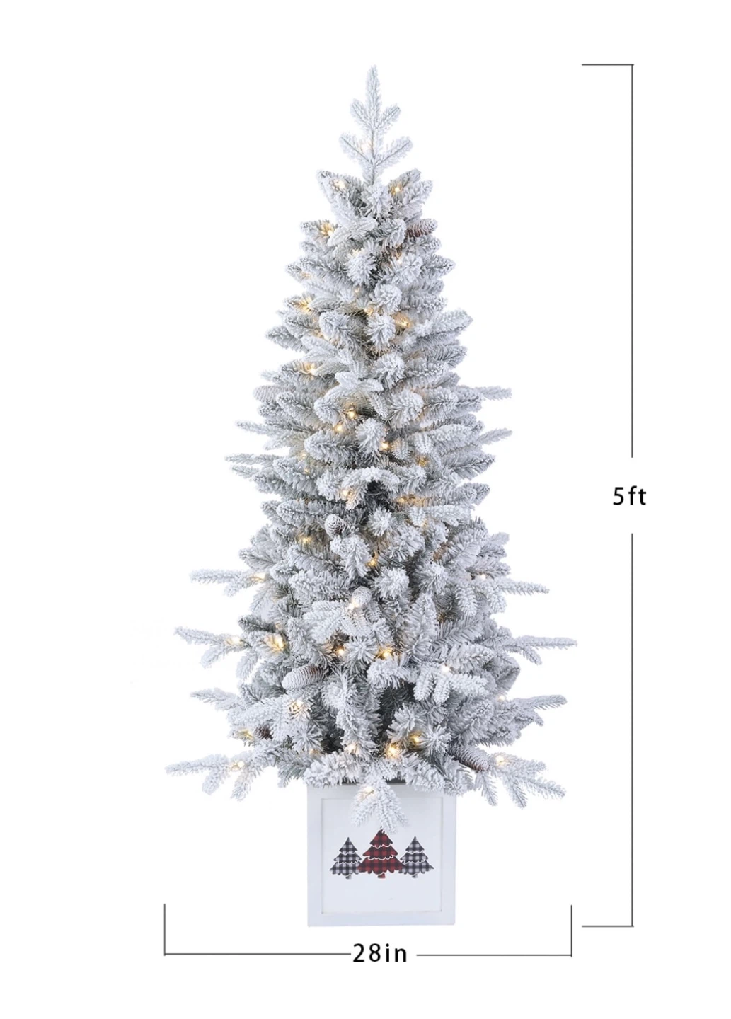 Holiday Time 5' Montevue Porch Christmas Tree - photo 3