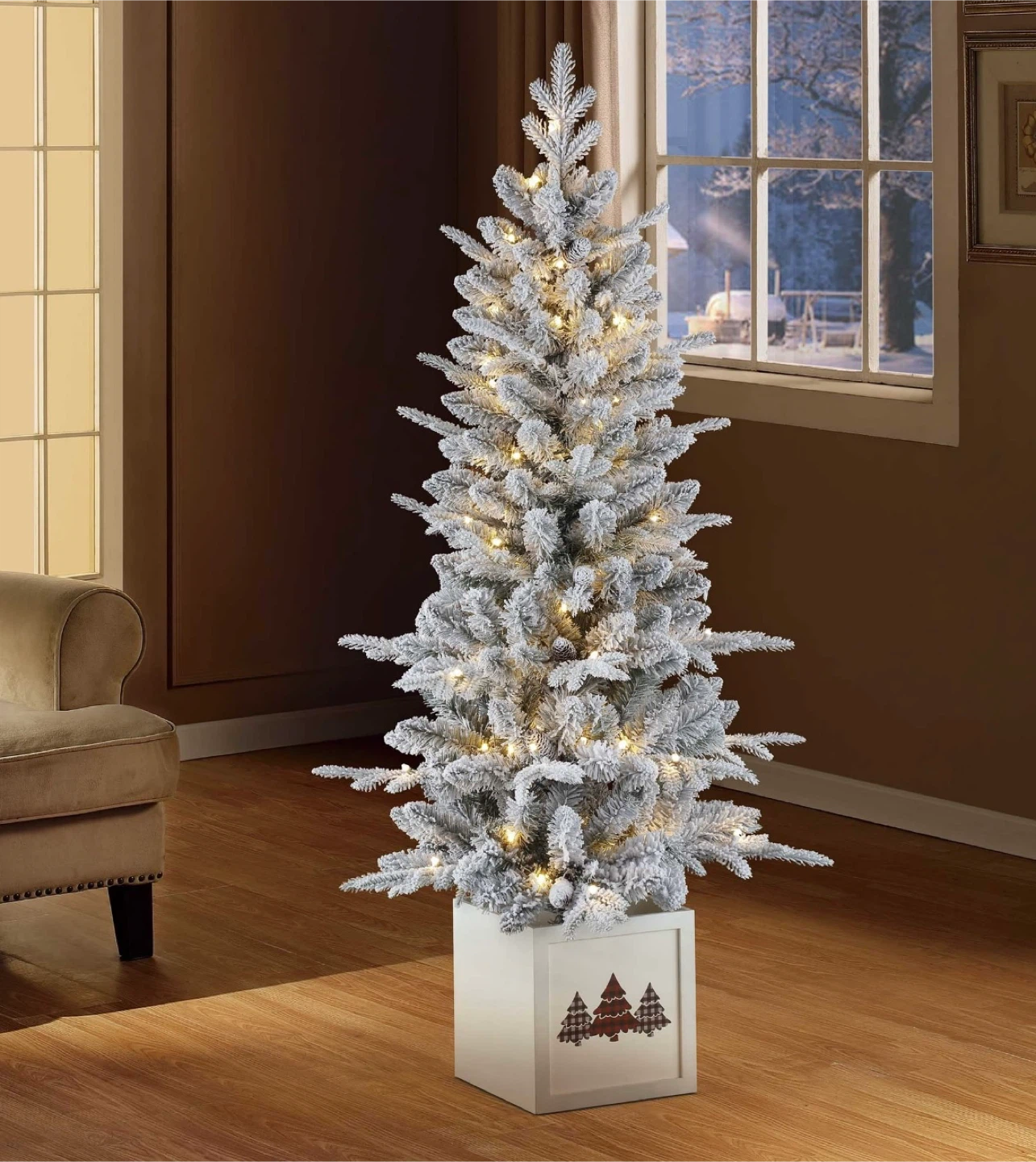 Holiday Time 5' Montevue Porch Christmas Tree - photo 2