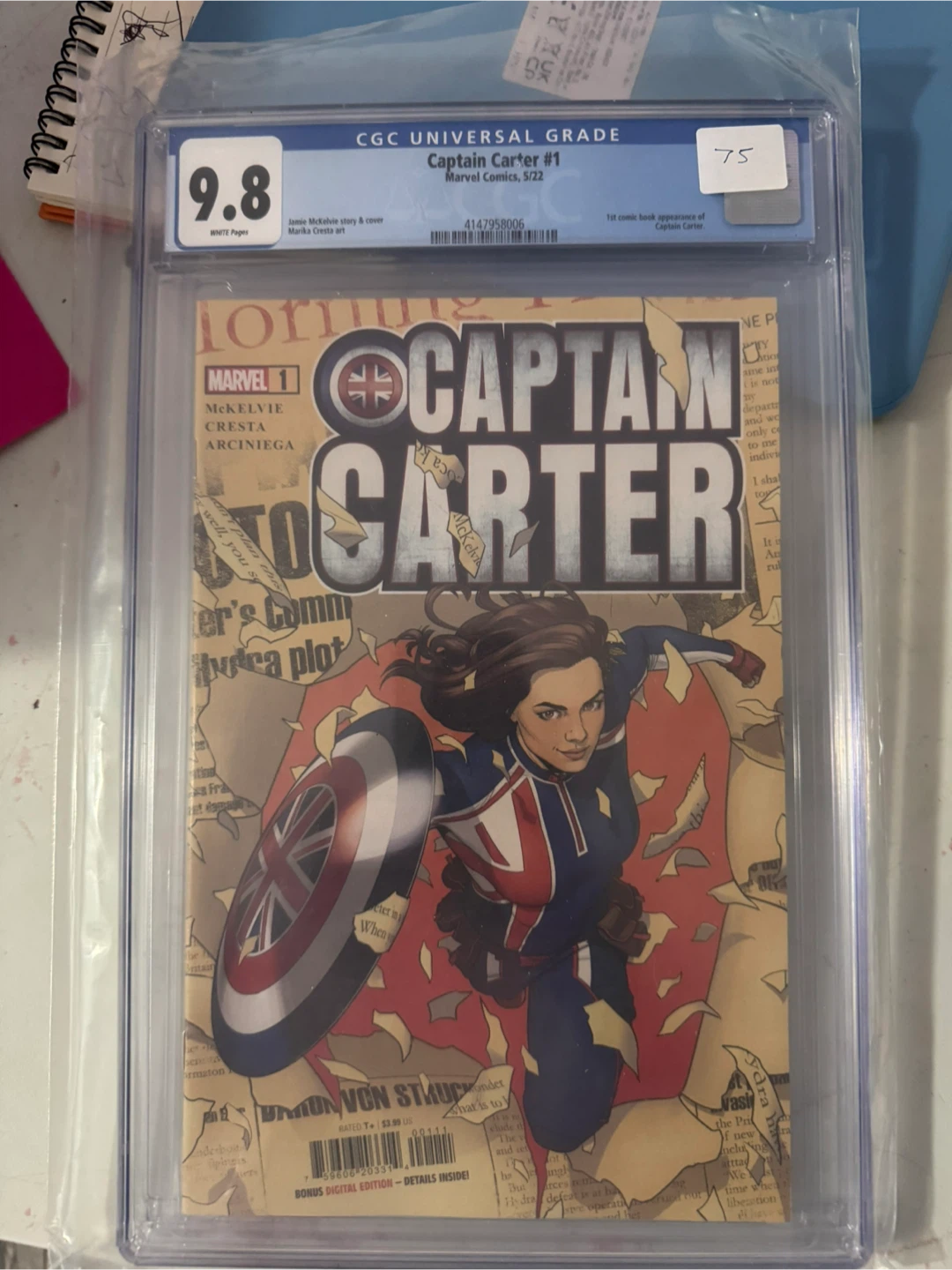 Captain Carter #1 CGC Graded Comic Book