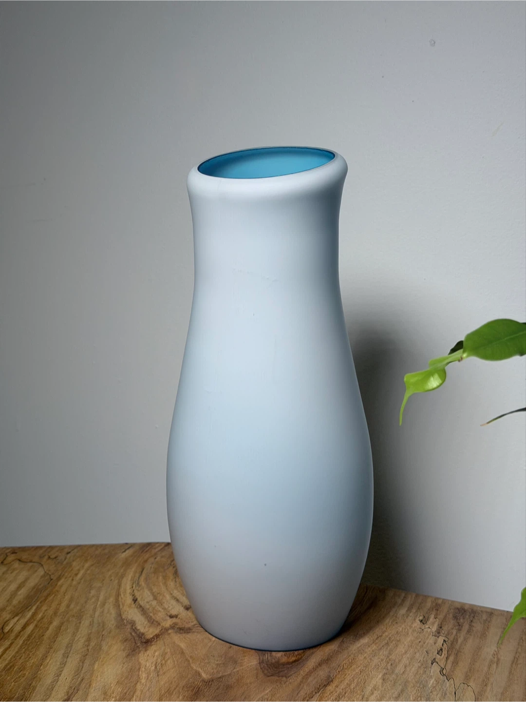 Vintage IKEA MYLONIT Blue Glass Table Lamp - Ambient Light - photo 3