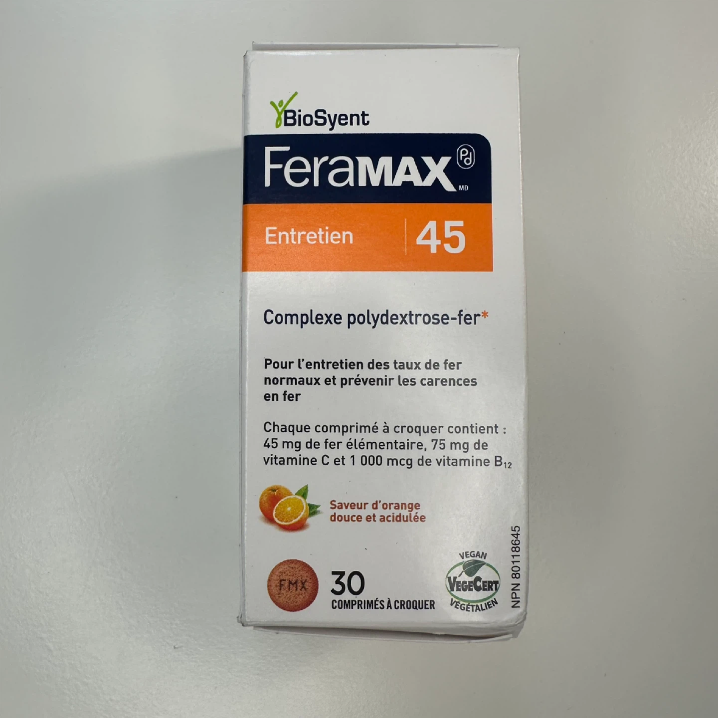 FeraMAX Pd Maintenance 45 Iron Supplement - BRAND NEW - photo 2
