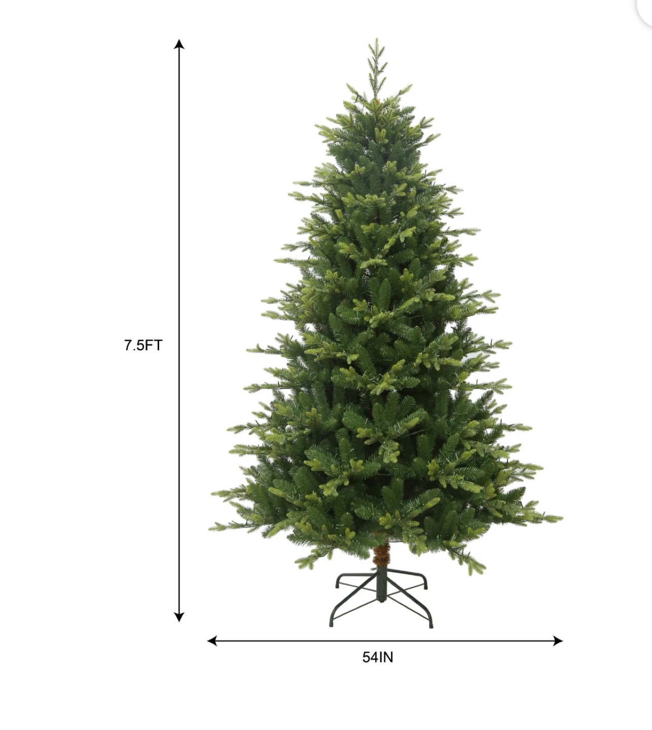 7.5ft Pre-lit Artificial Christmas Tree with Lights - photo 3