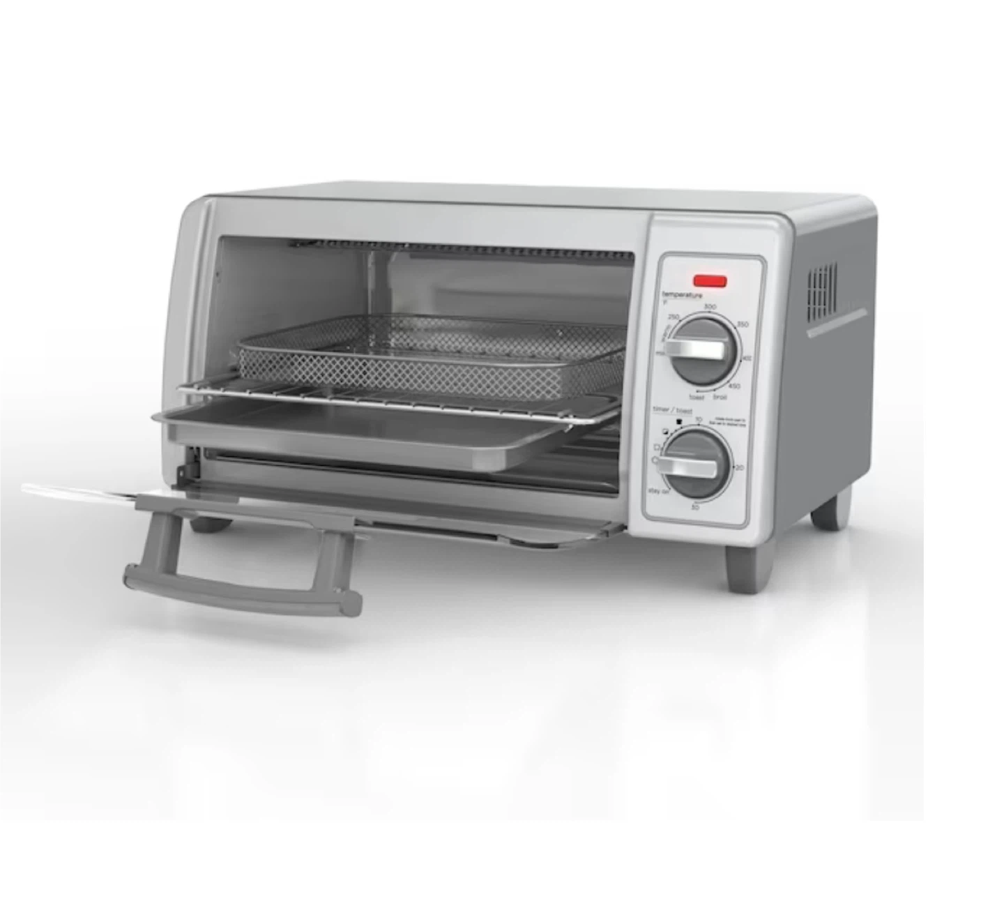 BLACK+DECKER 4-Slice Stainless Steel Toaster Oven - photo 2
