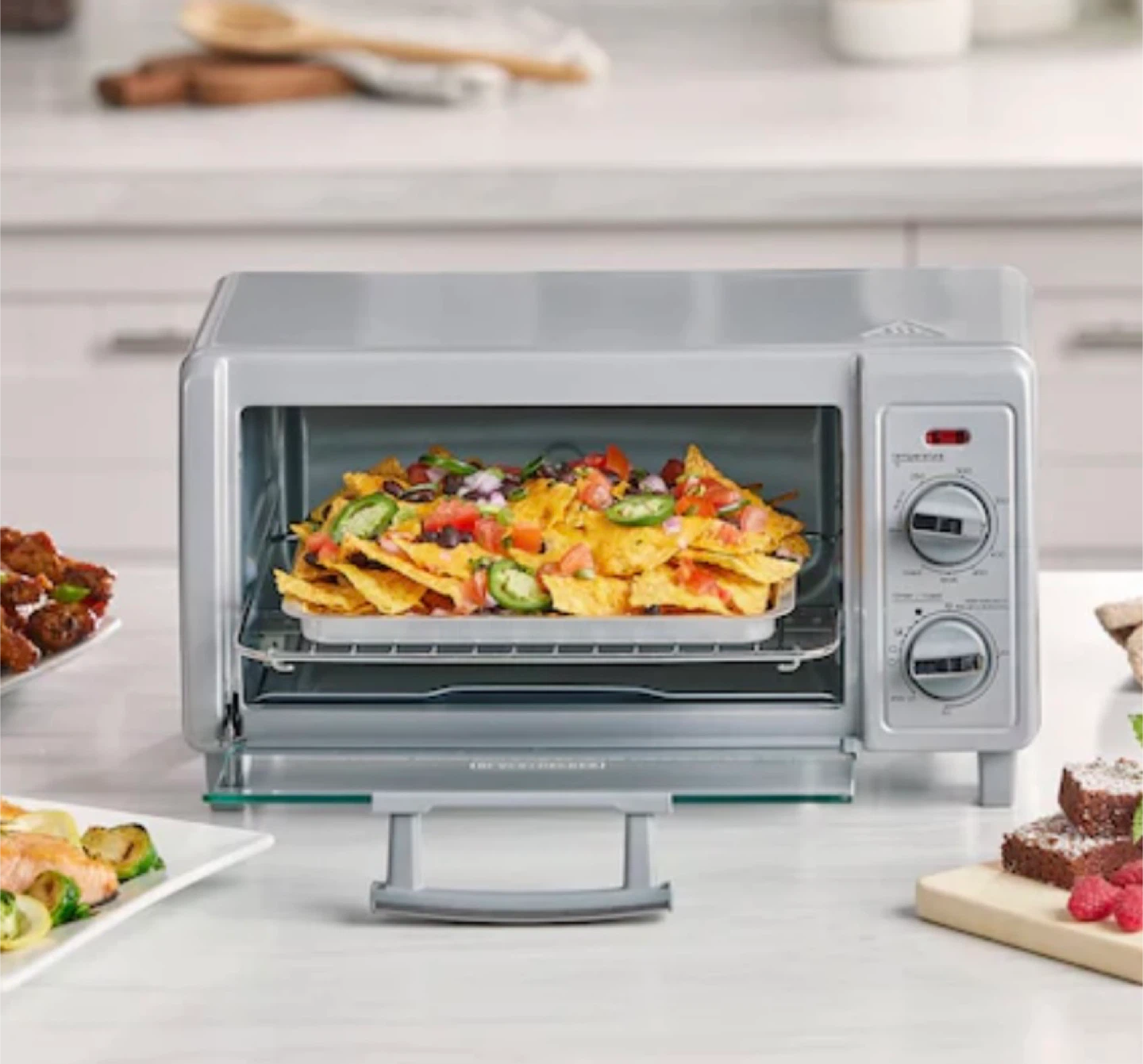 BLACK+DECKER 4-Slice Stainless Steel Toaster Oven - photo 3