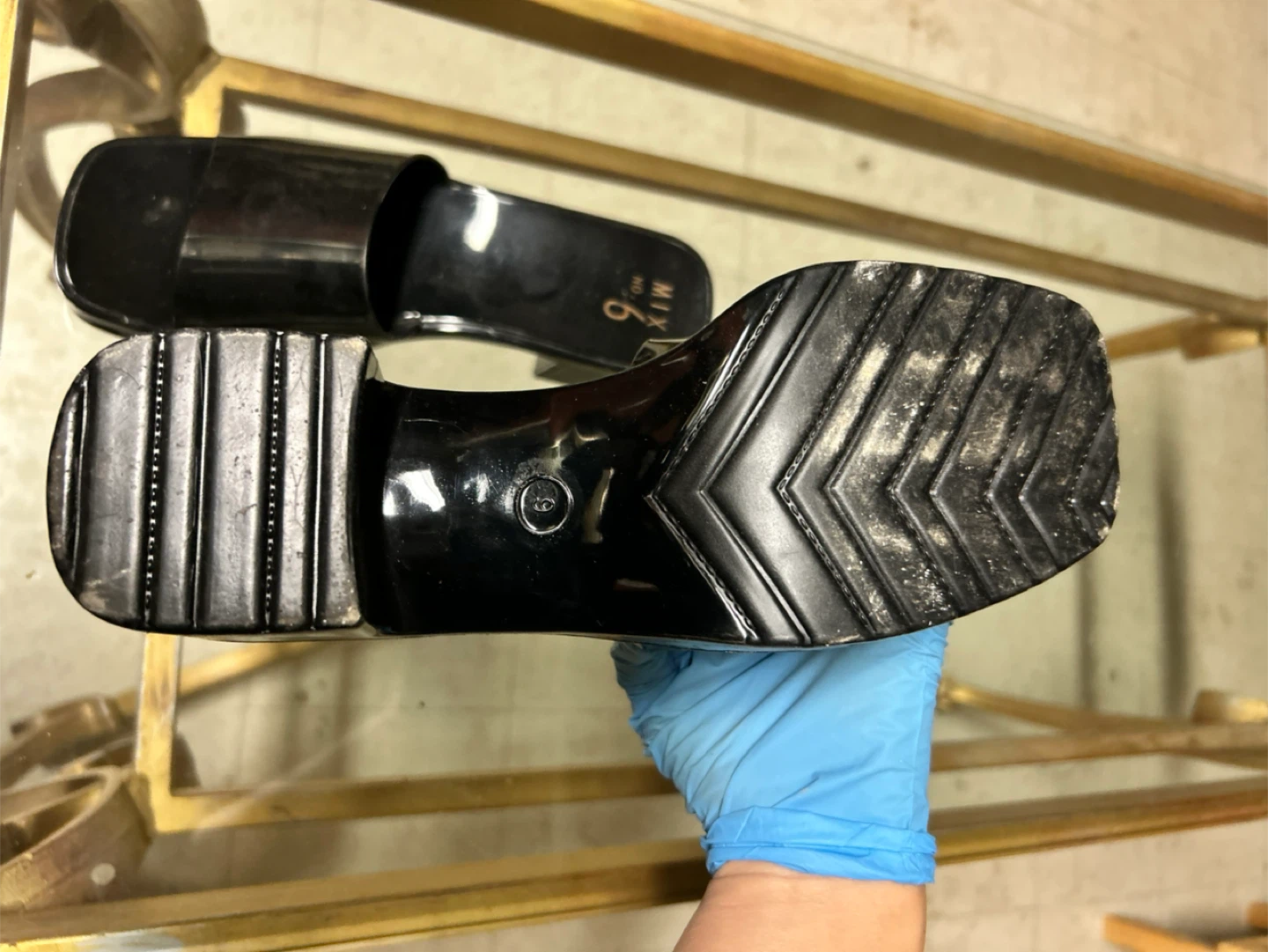 MIX. NO. 9 Black Slide Sandals - photo 2