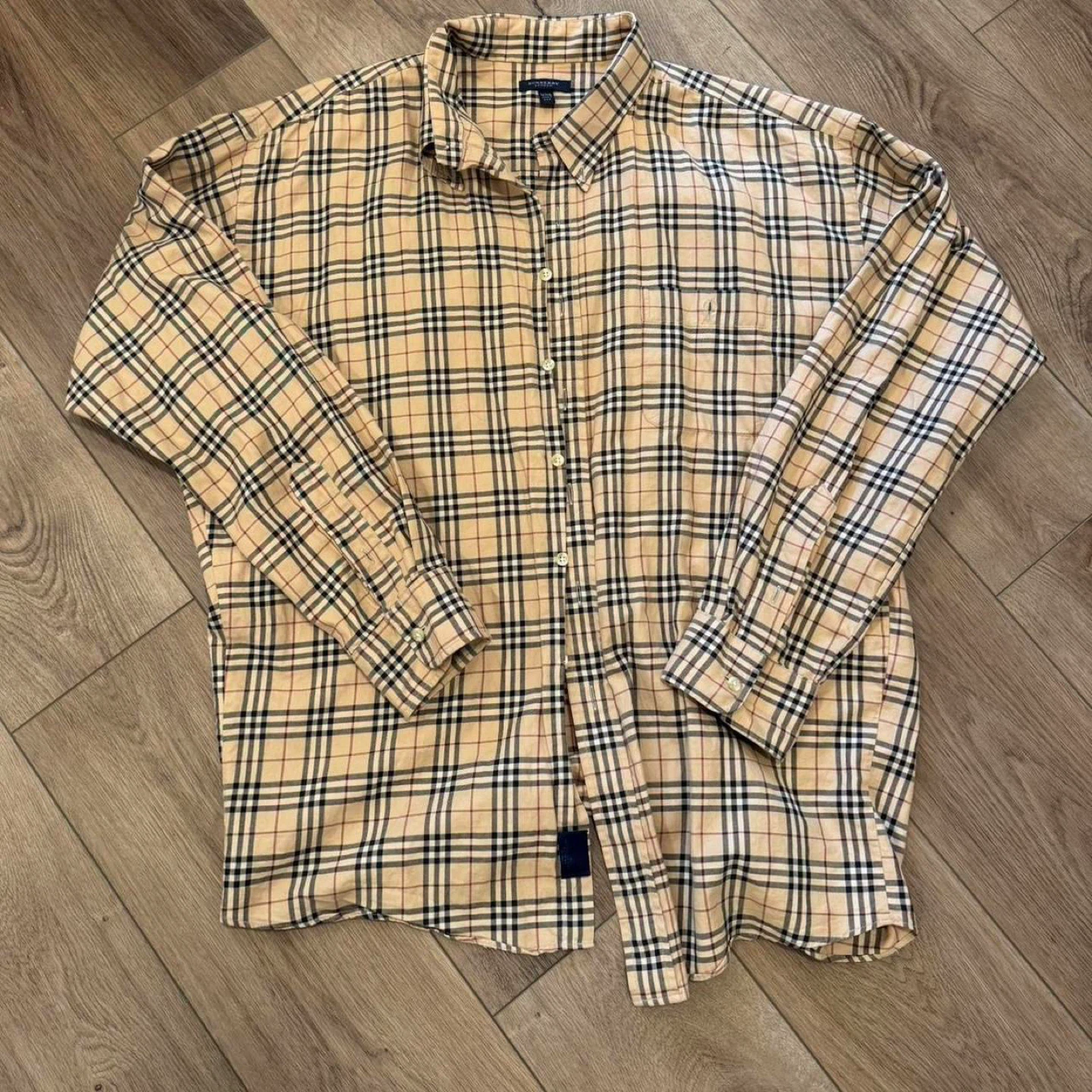 Burberry London Nova Check Button-Down Shirt XXL