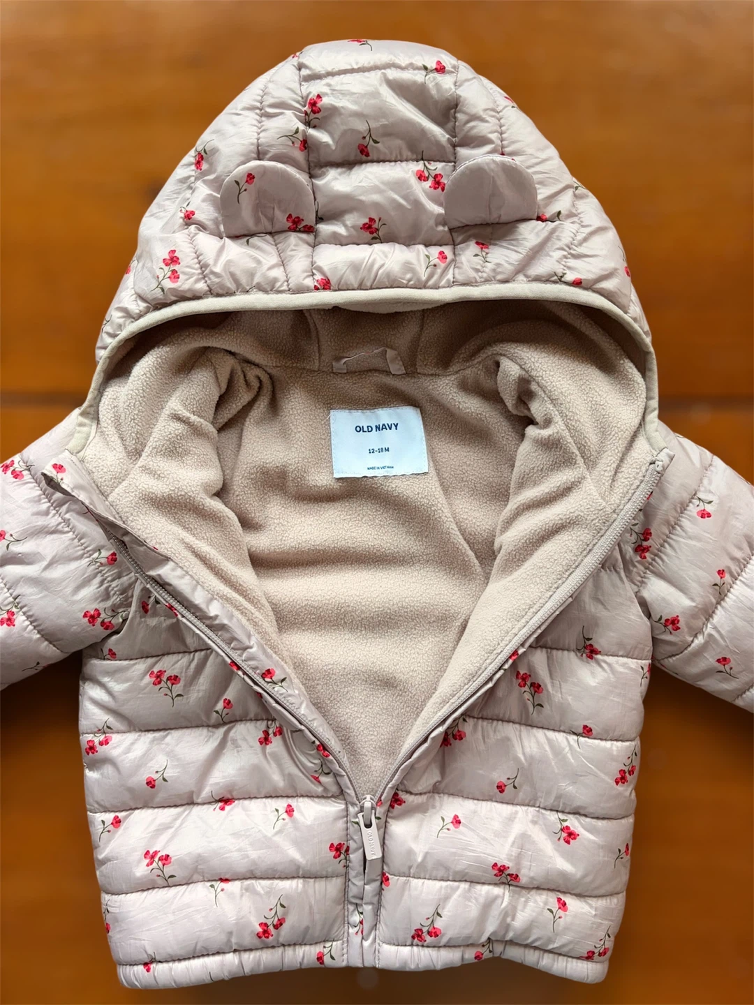 Old Navy Baby Girl Hooded Frost-Free Spring/Fall Jacket (12-18) - photo 3