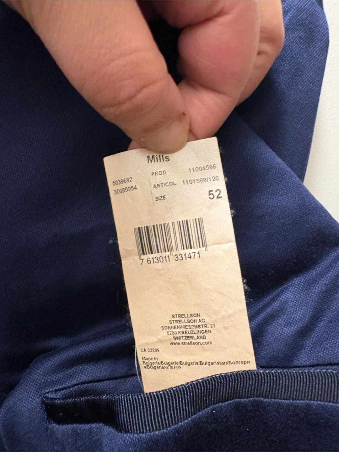 Strellson Navy Blazer – Size 52 - photo 4