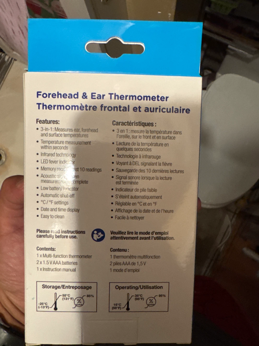 Life Brand Forehead & Ear Thermometer - photo 2