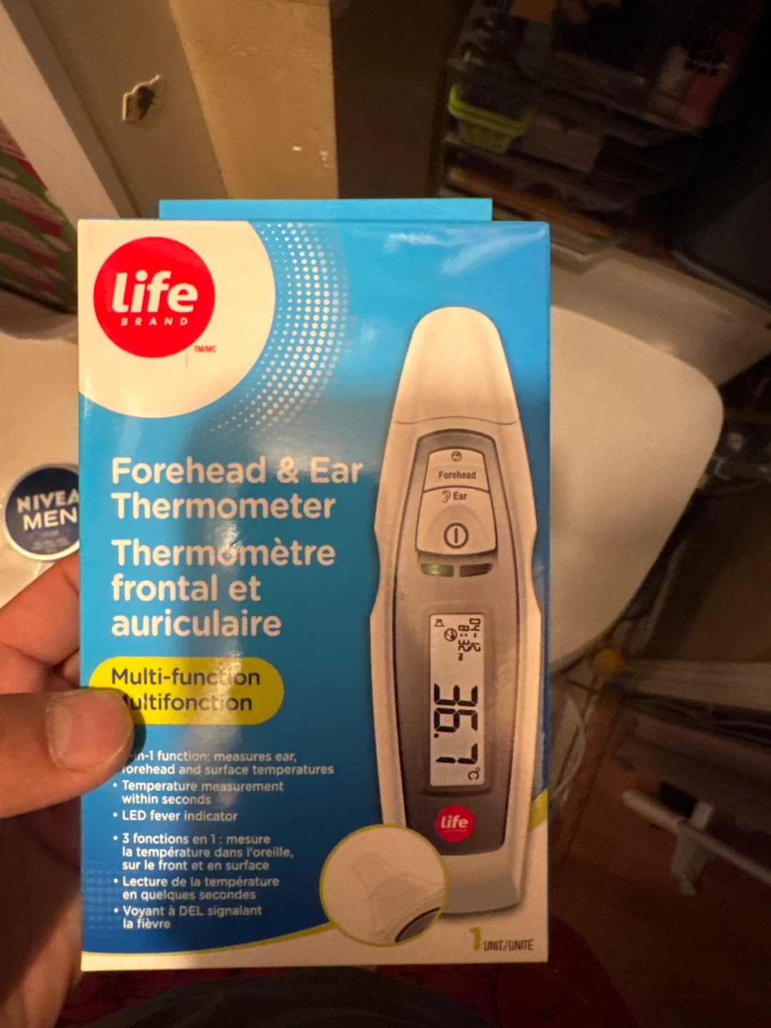 Life Brand Forehead & Ear Thermometer