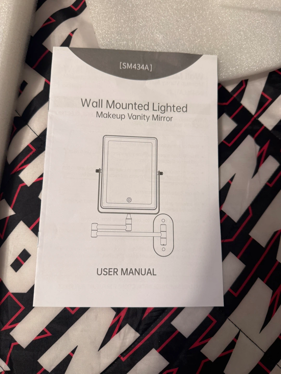 Rechargeable Wall Mounted Lighted Makeup Vanity Mirror - photo 3