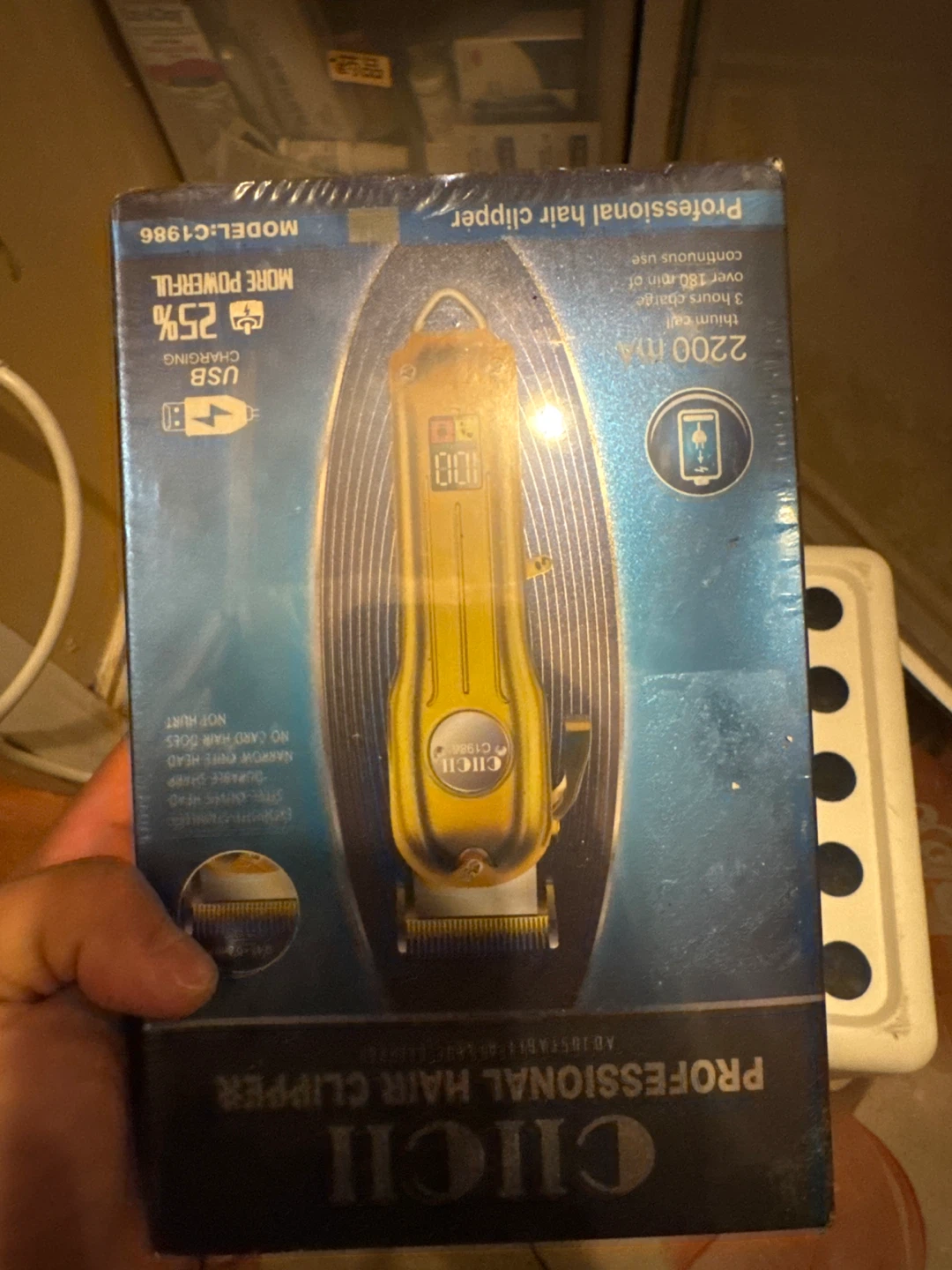 Professional Hair Clipper Cici Adjustable Blade M